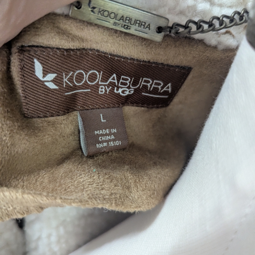 Kookaburra By UGG Hooded Women's Coat Size Large Camel NWOT - Picture 5 of 5